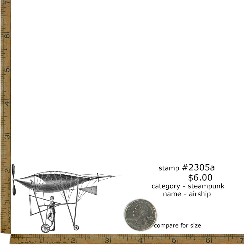 #2305a - Airship - Steampunk